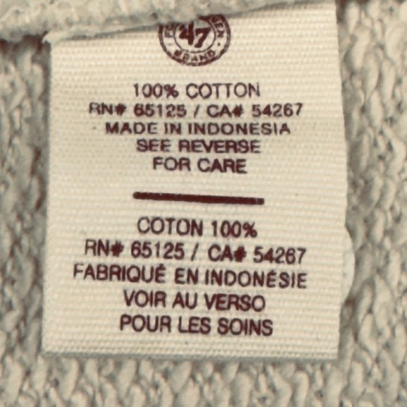 47 Brand Boston Red Sox Varsity Jacket Men's XL‎ NWT Oatmeal Gray Full Zip - Picture 9 of 9